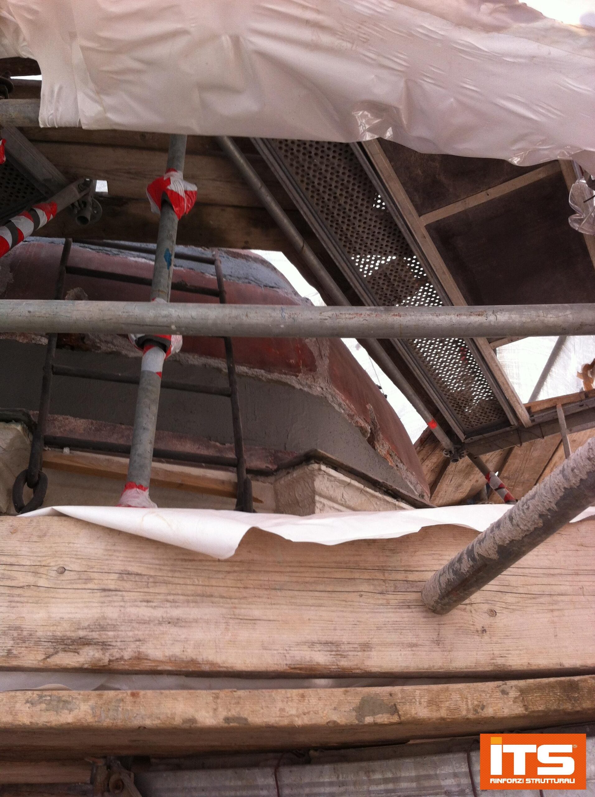 Cupola Cattedrale di San Lorenzo — Genova — fotografia di cantiere 5